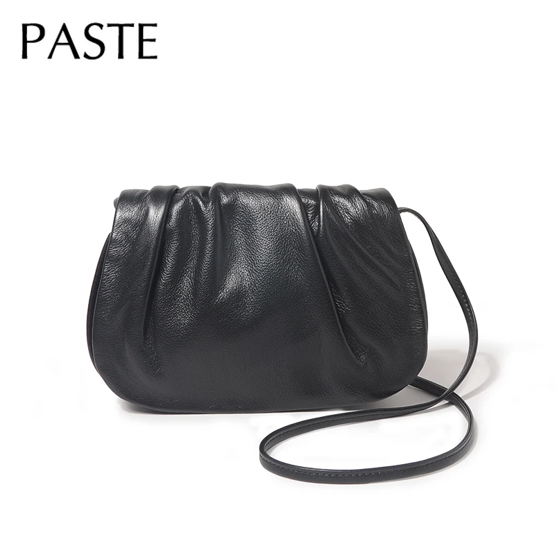 2020 новый фирменный дизайн сумка в виде облака мягкая натуральная кожа женская