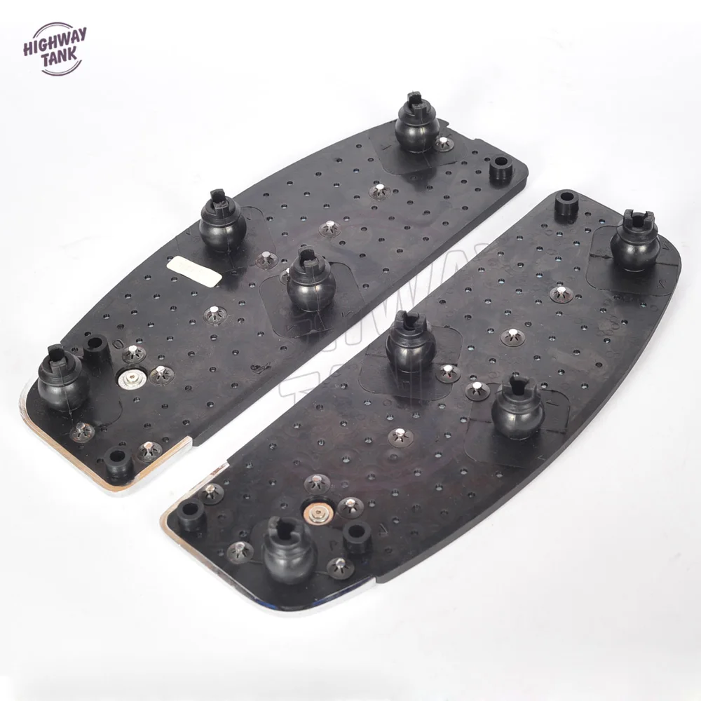 

Chrome Motorcycle Footboard Foot Pegs motor Foot Rest case for Harley Softail Switchback Touring FLH Road King Electra Glide