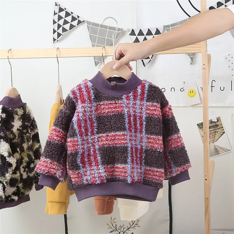 Милый детский топ с рисунком медведя для маленьких мальчиков и девочек блузка