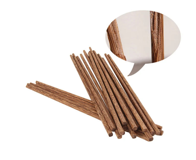 Круглые Китайские деревянные палочки для еды 5 пар без лака воска здоровые суши