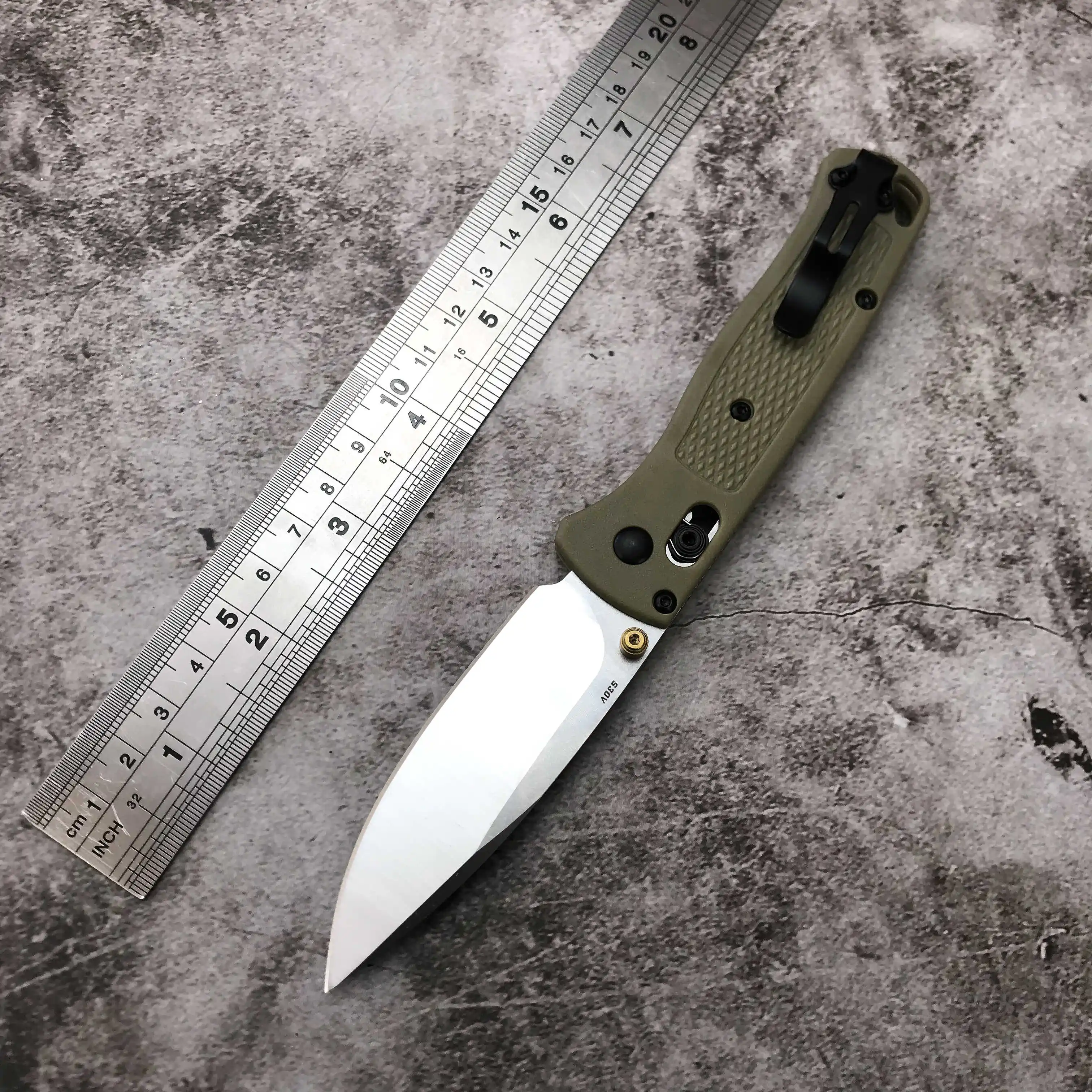 

BM 535 Drop-Point Blade Camping Pocket Folding Knives Multifunctional Non Slip handle Outdoor Knife,Lightweight knIves,EDC tools