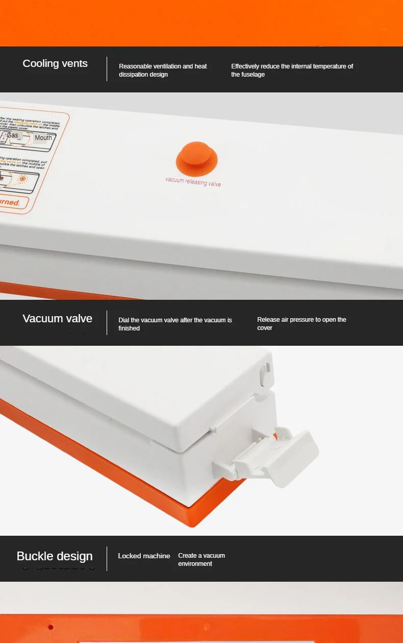 Small Full-automatic Vacuum Packaging Machine Household Line Bag Food Vacuum Packing Film Sealing Machine For Food