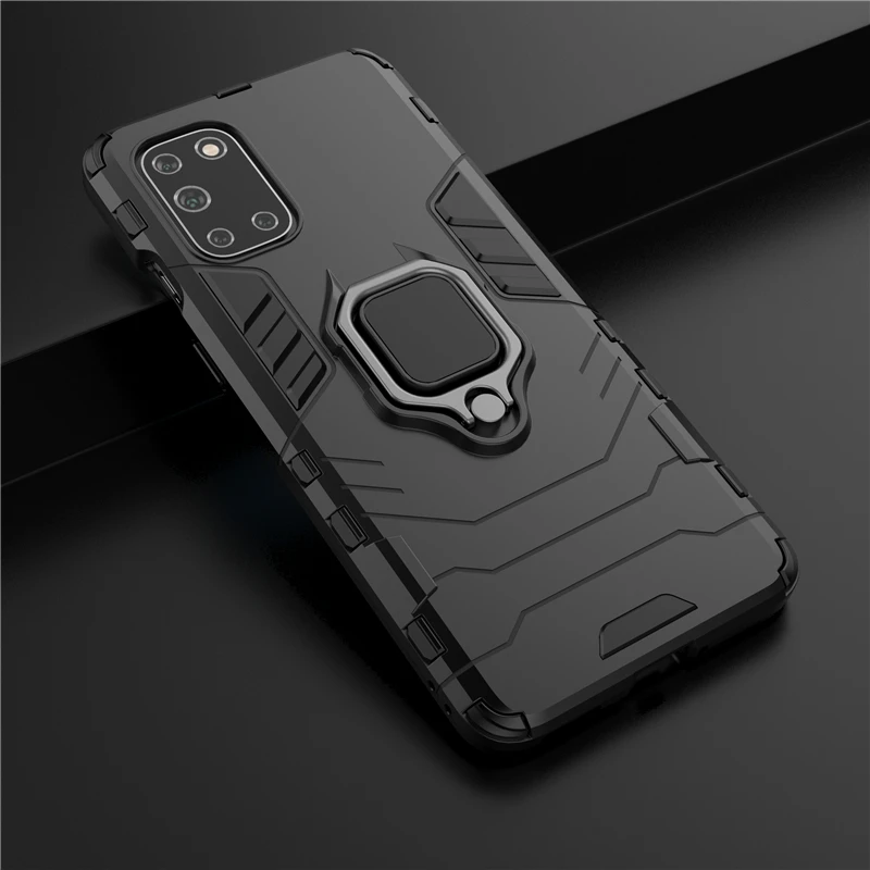 

Armor Shockproof Ring Holder Case for Oneplus 8T 8 7 7T Pro Nord N10 5G N100 Hard PC Soft TPU Hybrid Rugged Magnetic Back Cover