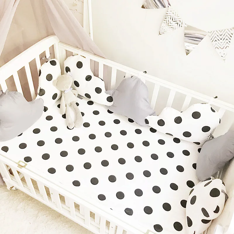 Детские набор Beding кроватки бампер вокруг подушки защита для линия забор