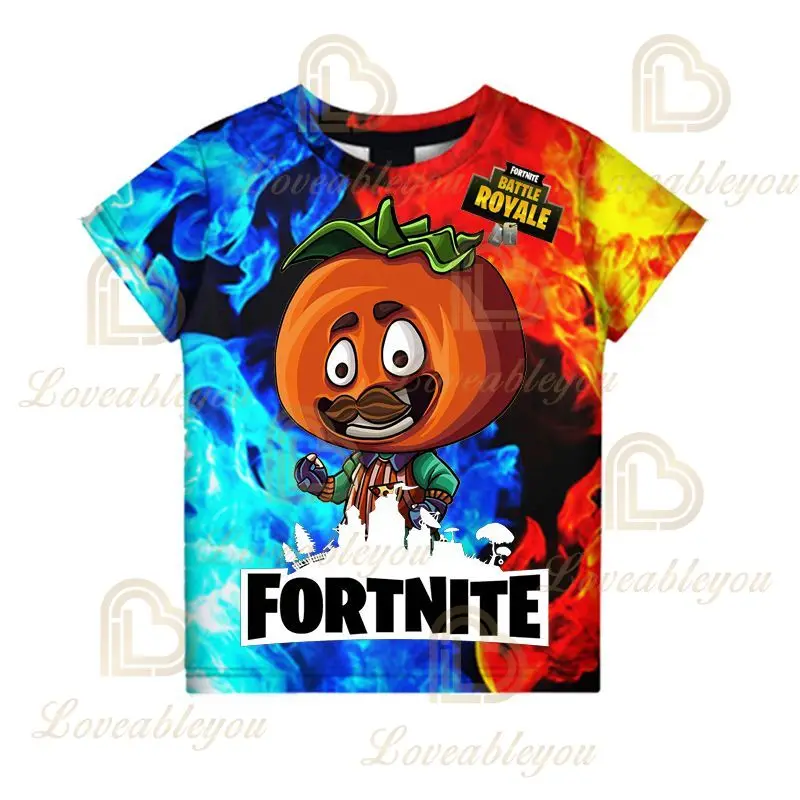 

Fortnite Kids Boys T Shirt Summer Funny Battle Royale 3D Print Clothes Cosplay Costumes Child Unisex Tee Tops Children's Tshirts