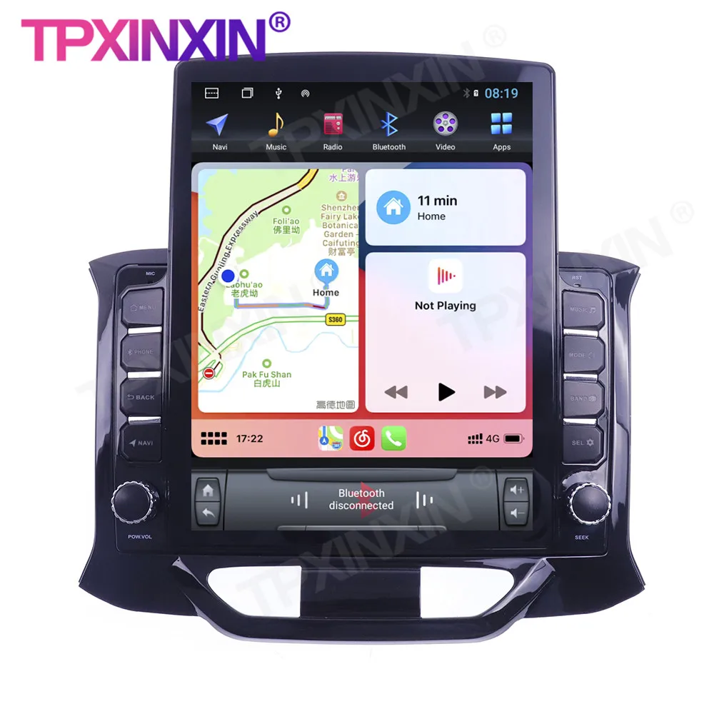 저렴한 Lada XRAY 안드로이드 128G 무선 카플레이 용 카 GPS 내비게이션, 테슬라 스타일 스테레오 수신기, 카 라디오 플레이어, 라디오 IPS 스크린