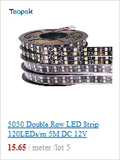 Двухрядные 5050 RGBW/RGBWW RGB+ Холодный белый Теплый белый гибкий светодиодный полоски DC12V 24В 5м/рулон 120 светодиодный/М 600 светодиодный s