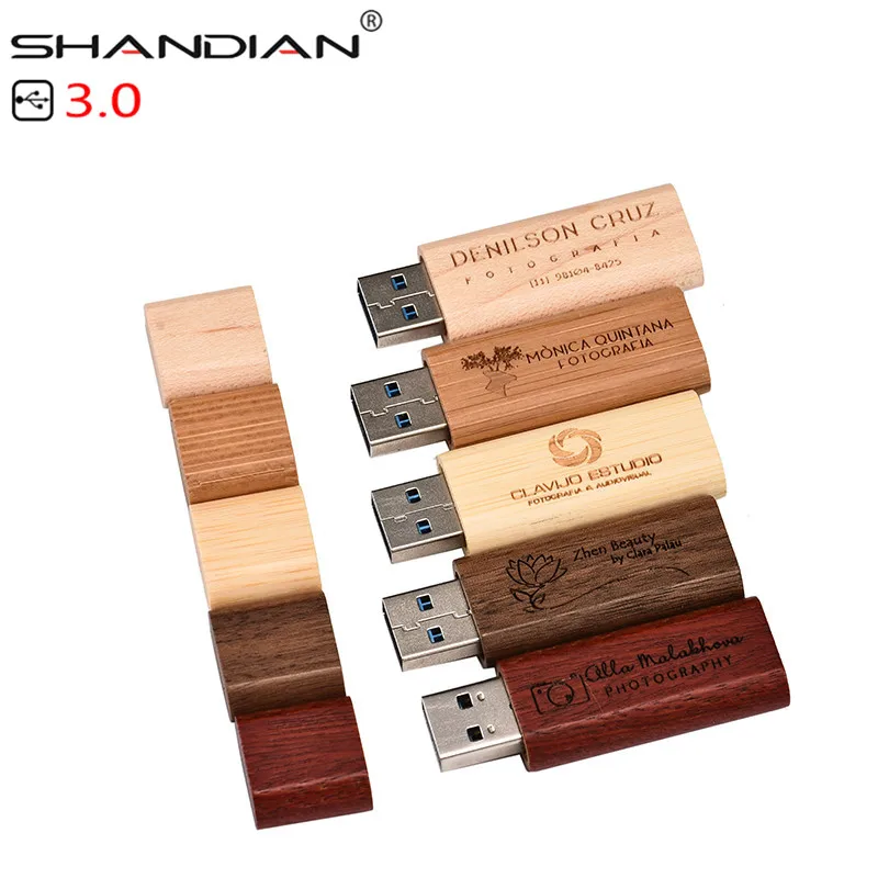 USB-флеш-накопитель SHANDIAN деревянный 4/16/32/64 ГБ usb 3 0 | Компьютеры и офис