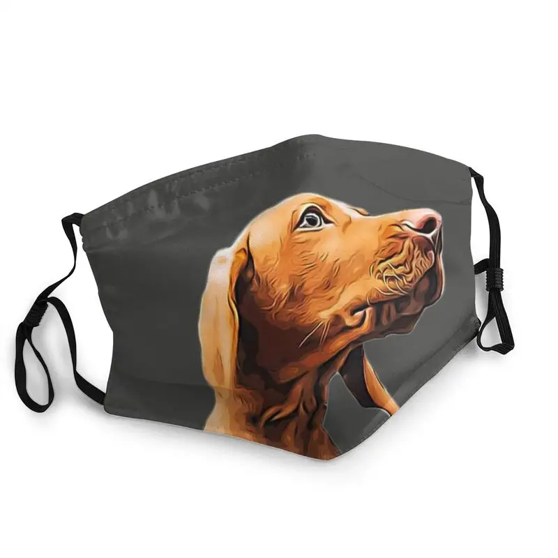 

Hungarian Vizsla Puppy Reusable Face Mask Unisex Adult Hungary Dog Mask Anti Dust Protection Cover Respirator Mouth Muffle