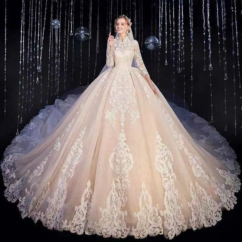 Boho Русалка Свадебные платья кружевное платье супер фея звездное небо фантазия