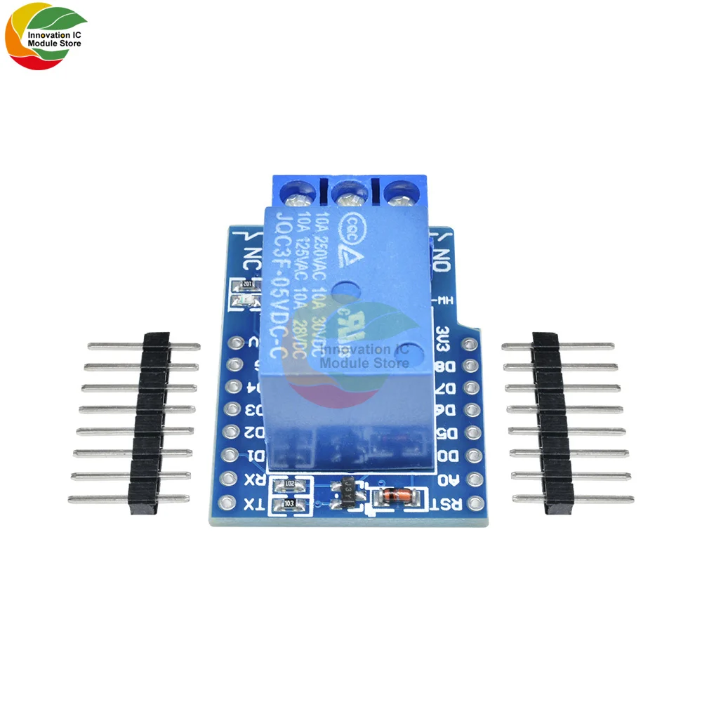 DC 5V/12V ESP8266 Relay Shield Module V2 For WeMos D1 Mini Development Board Arduino | Электронные компоненты и