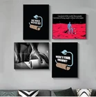 Забавный плакат с цитатами, туалетная бумага, настенные картины для ванной комнаты, современный минималистичный мужской настенный принт, Декор