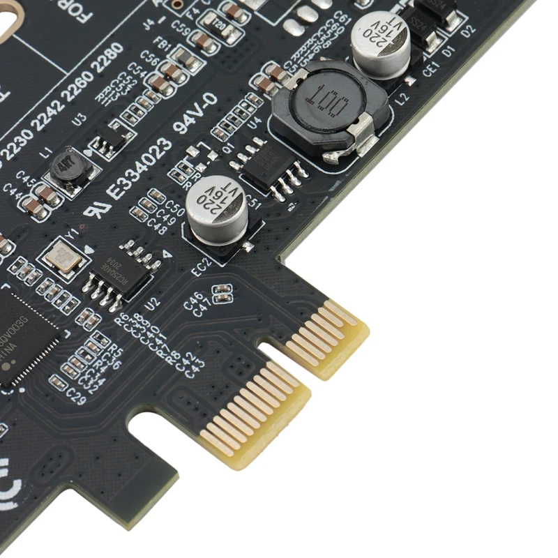 Двойной USB 3 0 1 порт Type-C M.2 PCIe адаптер M2 SSD SATA B Ключ к PCI-E 2280 преобразовательной карте
