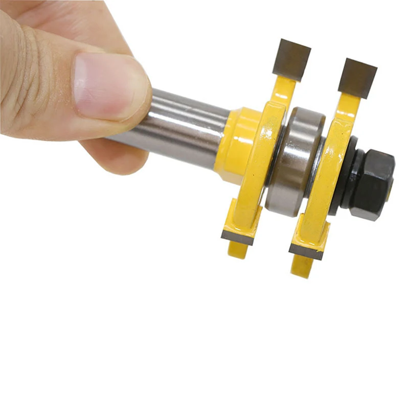 2 PCS/ Set Shank Bit Tongue And Groove Router Wood Milling Cutter Flooring Knife | Инструменты