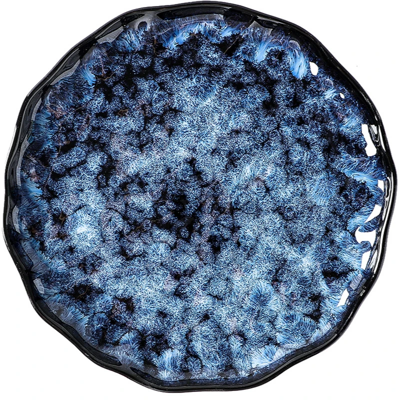 

Japanese ceramic kiln transformed household dish flat dish deep dish fish dish creative rice dish dish