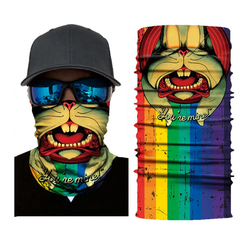 

Unisex halloween mask Breathable Skull Neck Magic Headscarf Sport goes out protect against the sun For Head Faces Protection24