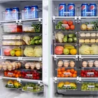 Ящик-органайзер для холодильника, коробка, выдвижная пластиковая прозрачная тянущаяся коробка для фруктов, овощей, яиц, подвесная коробка, контейнеры для хранения в холодильнике