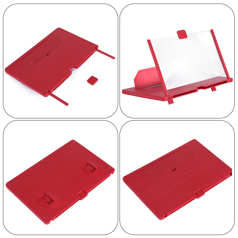 

Universal Mobile Phone Screen Magnifier 3D Enlarger Magnifying Video Amplifier Projector Bracket Desktop Holder Stand For Phone