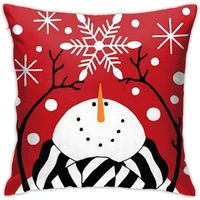 utwjltl throw cushion cover the snowman wears a hat throw pillow cover 18 x 18 new living series decorative throw pillow case