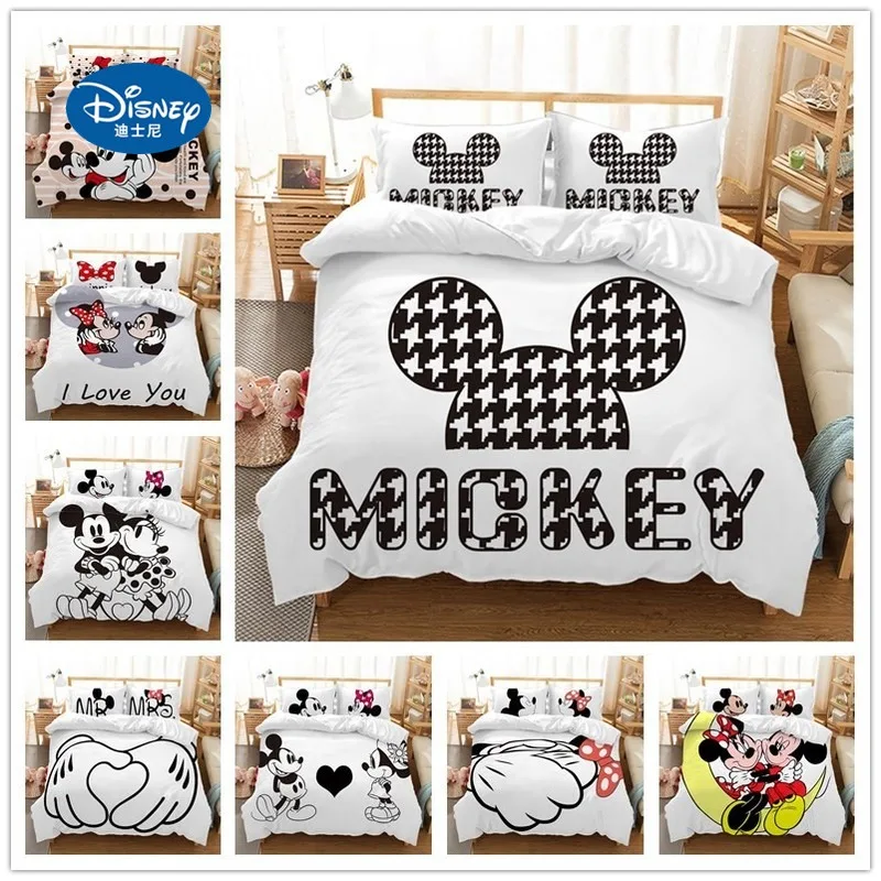 Комплект постельного белья из мультфильма Disney с рисунком Микки и Минни