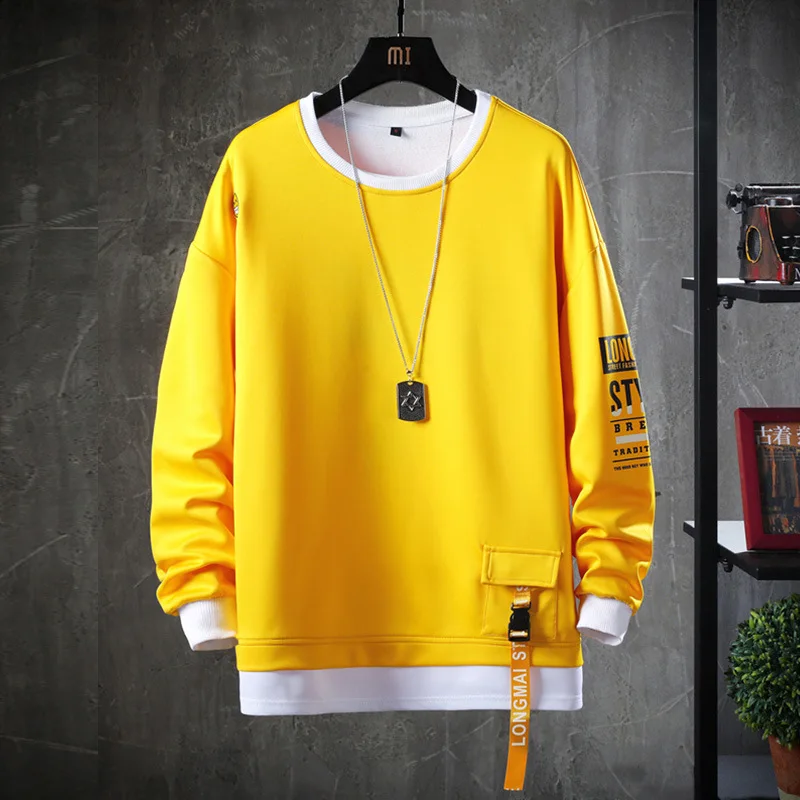 

Men Hip Hop High Streetwear Autumn Japan Style Sweatshirt Male Fashion Casual Hoodie Sweatshirt Hot Sale Clothing Plus Size 4XL