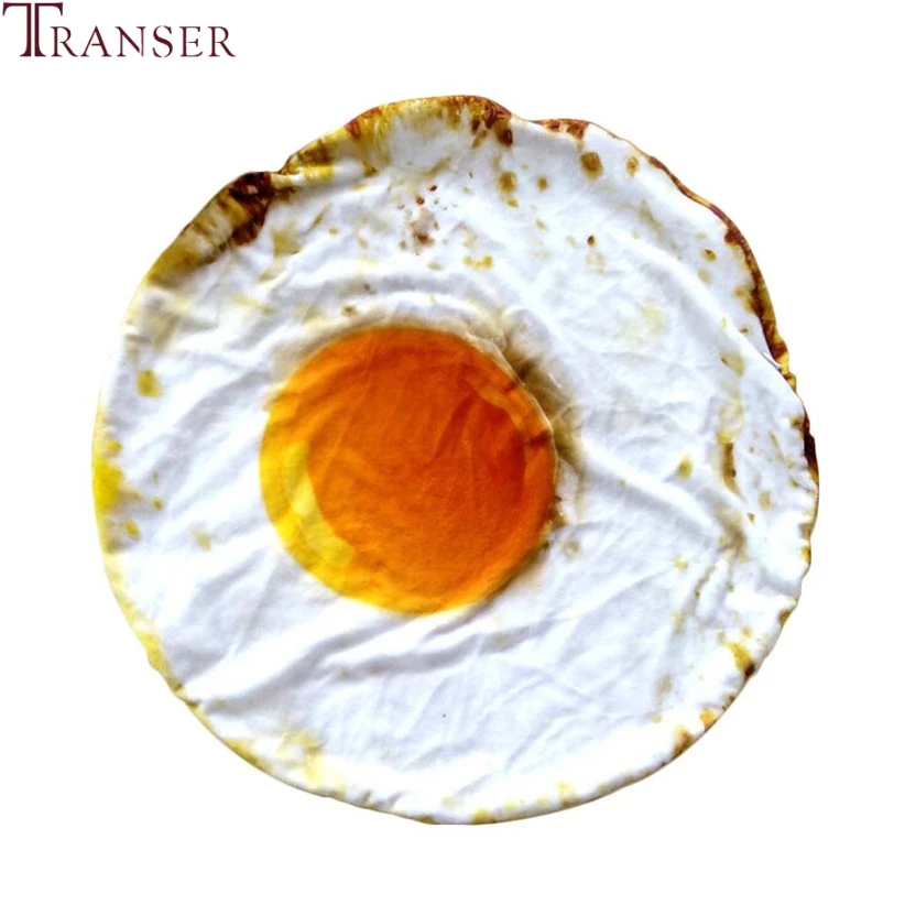 Transer 1 шт. плюшевые 3D жареные яйца круглый щенок коврик для домашних животных