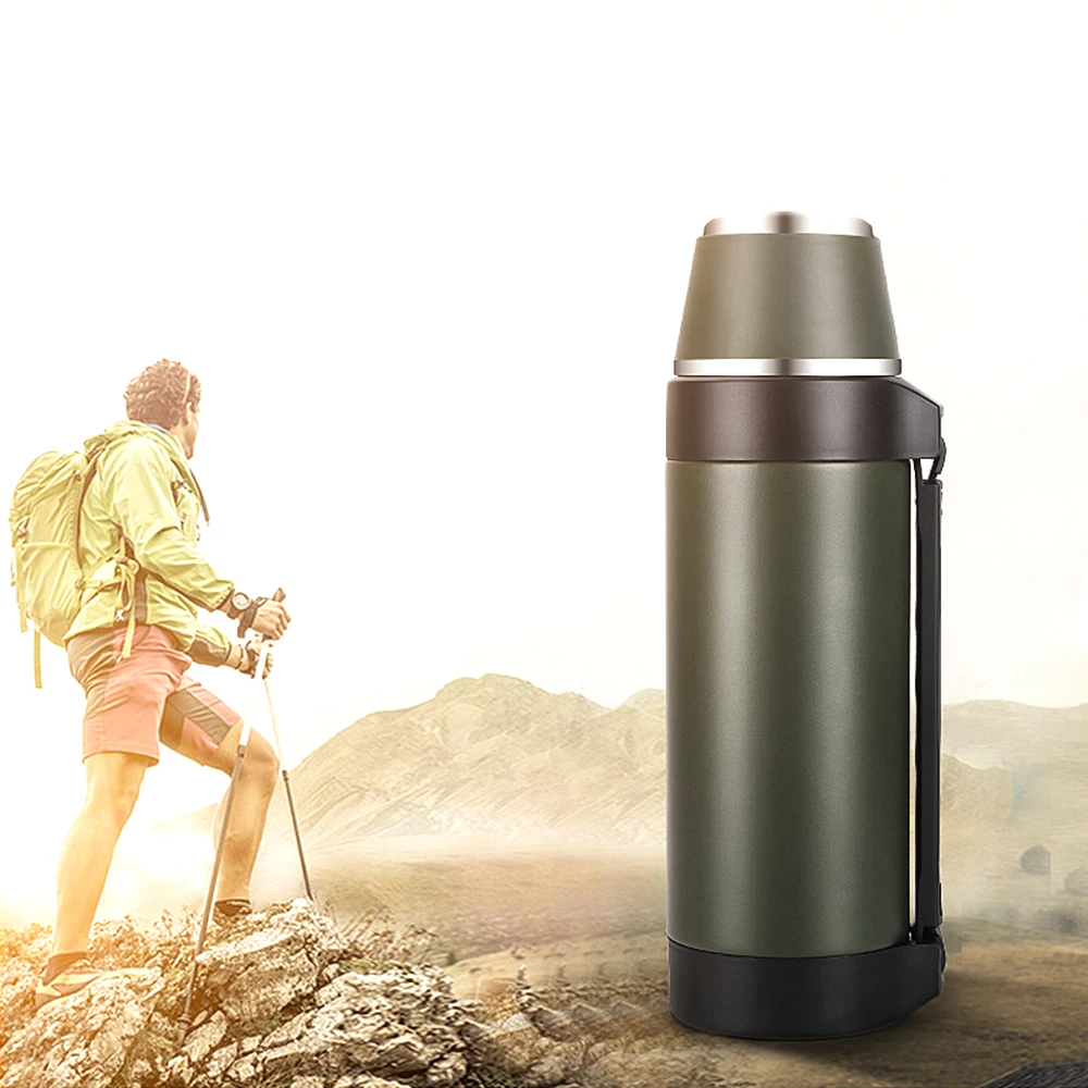 

Stainless Steel Thermos Leakproof Outdoor Keep Cold Warm Travel Car Water Termos Bottle Portable Insulation Vacuum Flask Kettle