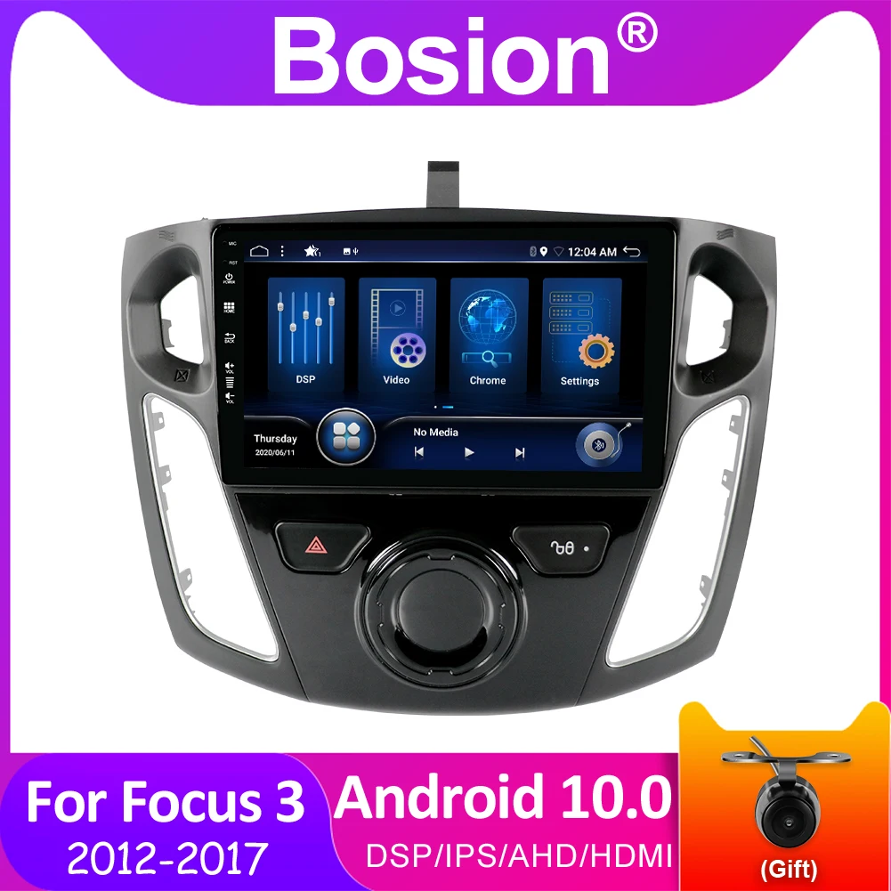 Автомагнитола Bosion на Android 10 мультимедийный видеоплеер для Ford Focus 3 Mk 2011-2019 с