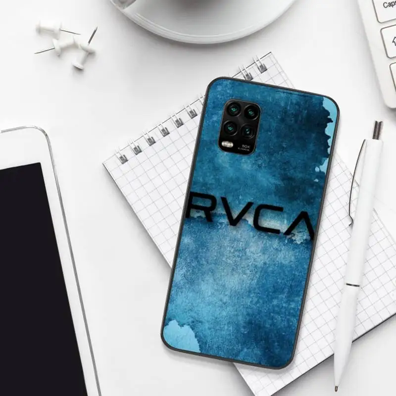 

0 RVCA Luxury Brand Phone Case For Xiaomi 8 9 Se 10 10pro Note 2 3 10 MIX2 S MAX2 3 F1 5X