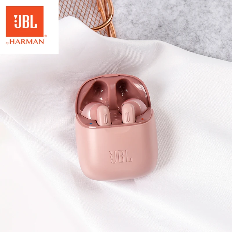 

JBL T220TWS 225 wireless Bluetooth-compatible music headset mobile phone binaural stereo half in-ear call noise reduction
