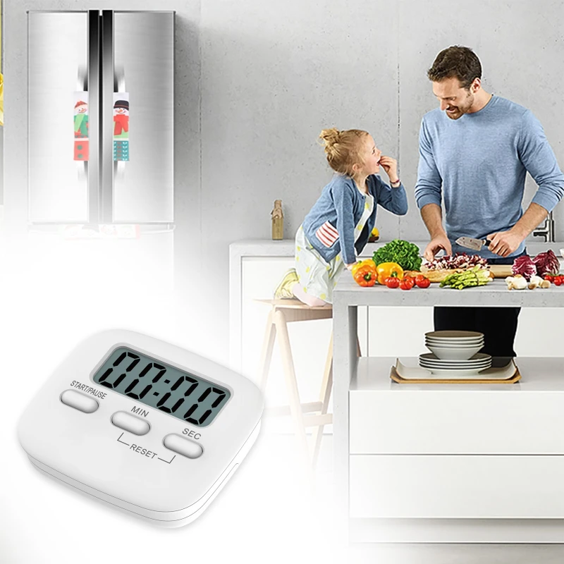 Кухонный таймер 2 набора цифровых кухонных таймеров магнитный Таймер обратного