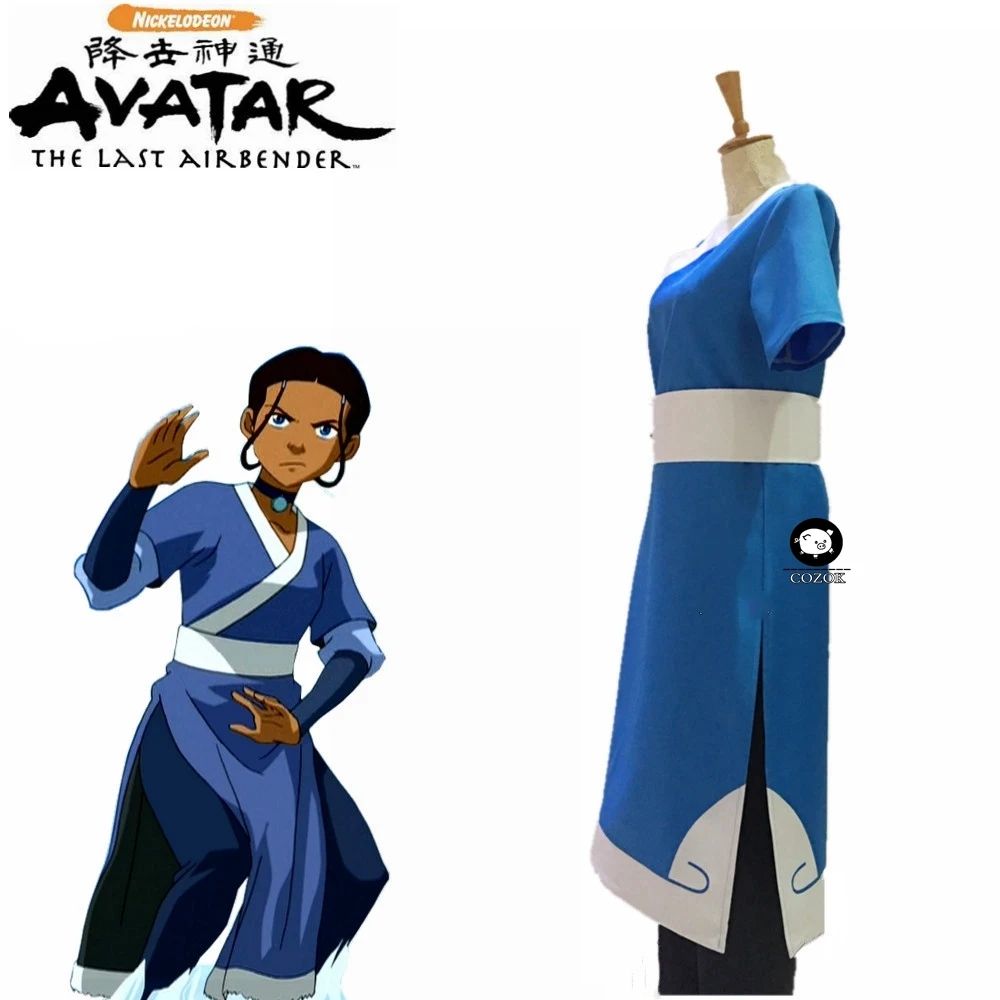 

Anime Avatar The Last Airbender Prince Korra Water Tribe Outfit Cosplay Costume Halloween Outfit Custom Cosplay outfit