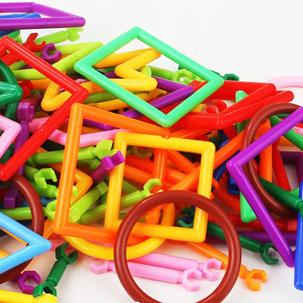 

135Pcs Children Assembled Educational Toys Plastic Building Blocks Smart Sticks Kids Educational Toys for Children Gifts