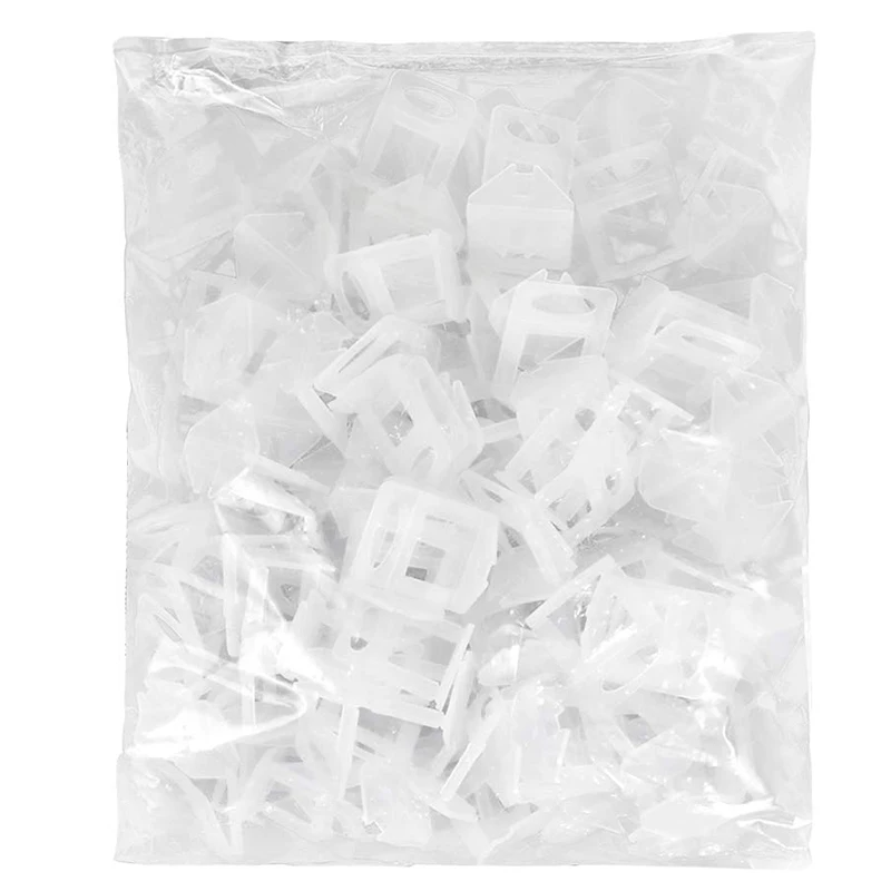 

500Pcs 2mm Plastic Tile Screed System Clip Pliers Tile Paving Tile Screed Tool Kit Wall Tile For Paving Tools