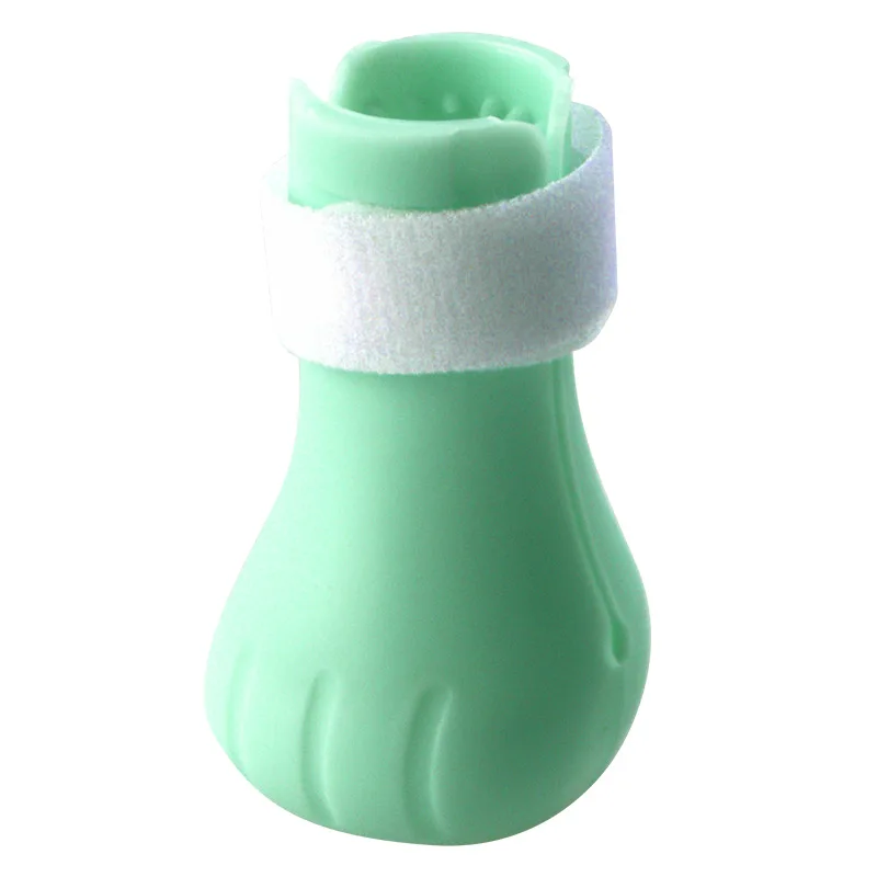 

Cat Claw Cover Anti-biting Bath Washing Nails Cover 4pcs for Pet Cat Paw Protector Anti-Scratch Cat Shoes Boots Pet Supplies