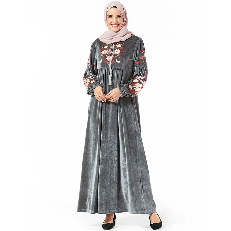 Мусульманское платье Среднего Востока размера плюс женское lslamic Турция длинный