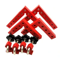 right angle l shaped auxiliary fixture positioning panel fixing clip corner clamp for making picture framesboxcabinets