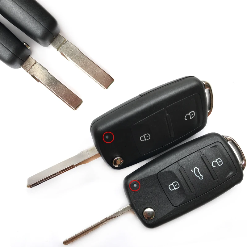 Чехол для пульта дистанционного управления с 3 кнопками VOLKSWAGEN VW Golf Sagitar Polo MK6 Passat
