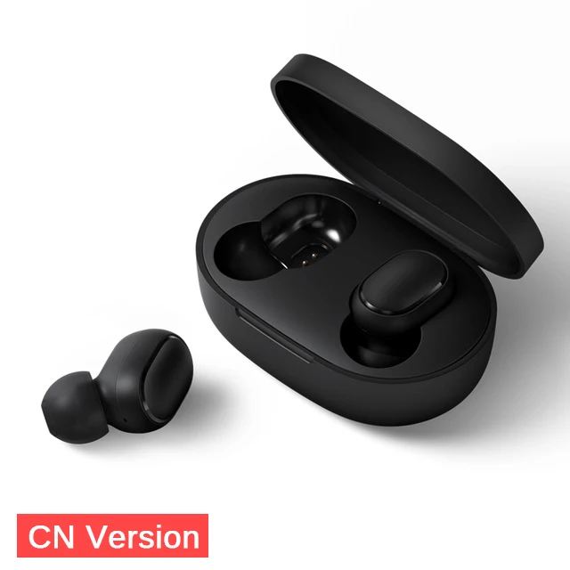 CN Redmi Airdots Xiao mi Red mi AirDots, беспроводные наушники Bluetooth 5,0, наушники-вкладыши, стерео, басовые наушники с mi c mi Ture, беспроводные наушники - Цвет: CN Redmi Airdots