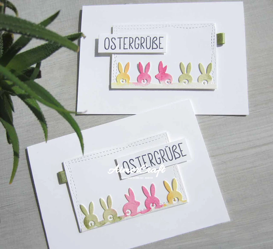 Металлические вырубные штампы в виде кролика и животного зеркальные