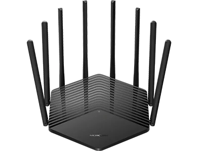 Chinese Firmware, 8 Antennas Wireless Router 802.11AC Double bands, 2.4GHz 800M+ 5GHz 1733M, 4 ports Gigabit AC2600 Huge WiFi