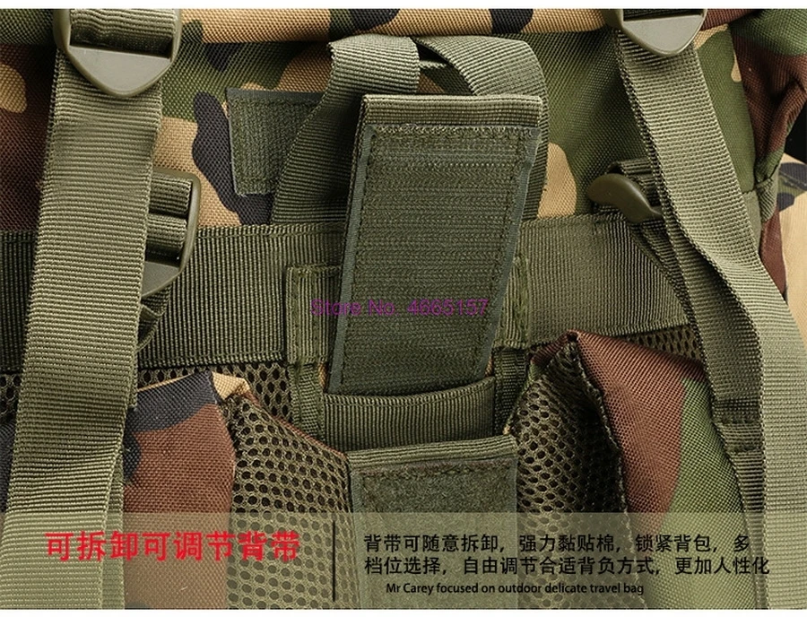 Компанией dhl 20 штук Горячая Открытый Рюкзак 65L сумки для походов