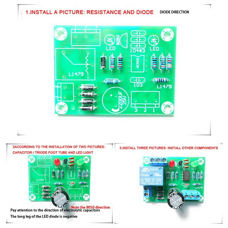 DC 12V регулятор уровня жидкости низкого давления модуль датчика DIY комплект