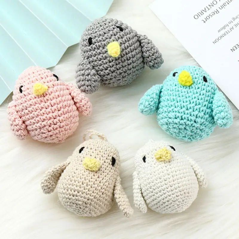 Handmade Crochet Cotton Bird DIY Baby Pacifier Chain Accessories Infant Newborns Teether Toy Gifts | Мать и ребенок