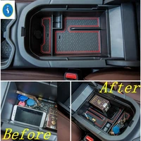 car interior accessories center storage pallet armrest container box cover kit for toyota rav4 rav 4 xa50 2019 2022 plastic
