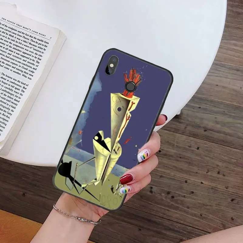 

Salvador Dali Art Phone Case For Xiaomi Redmi note 7 8 9 t k30 max3 9 s 10 pro lite Anti-fall protective funda