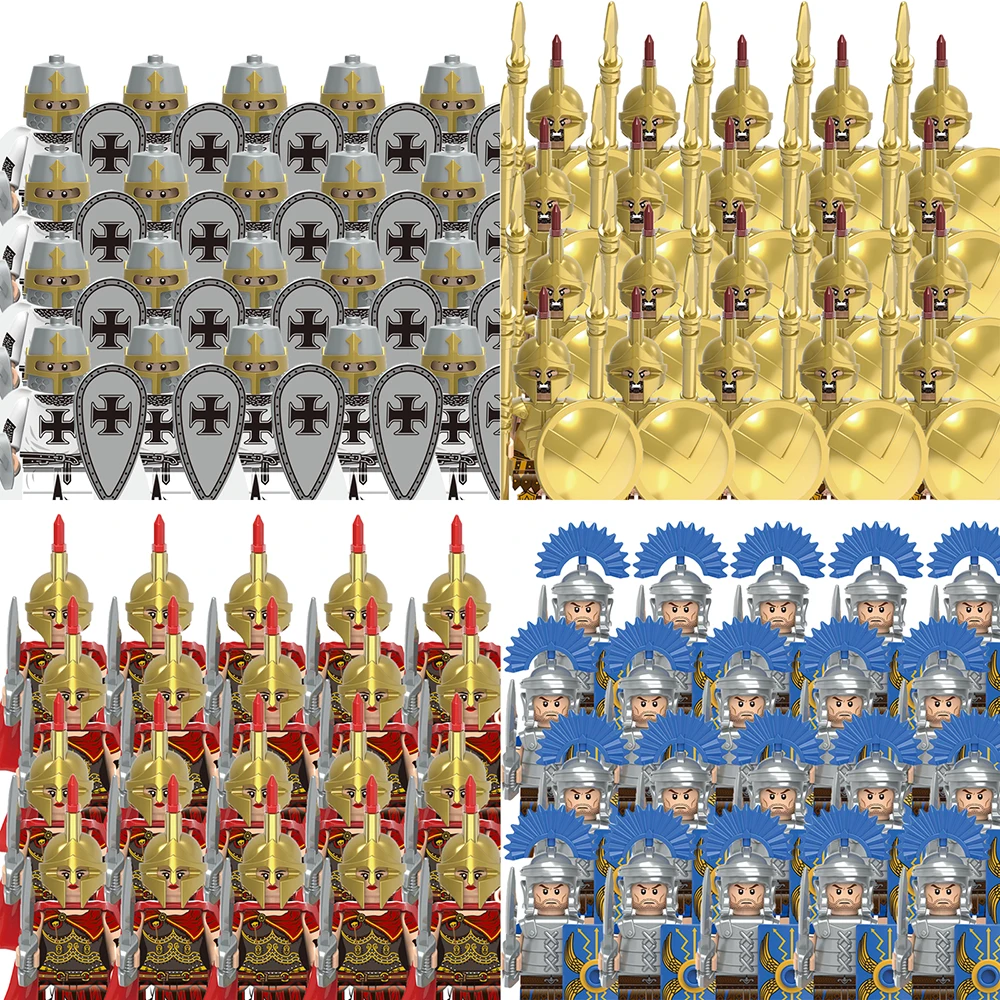 

Конструктор римский солдат кубики развивающие фигурки MOC игрушки Рождественский подарок для детей