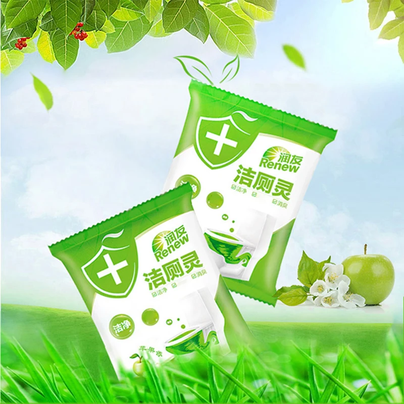 Чистящий инструмент для ванной комнаты ароматизатор Apple очиститель туалета