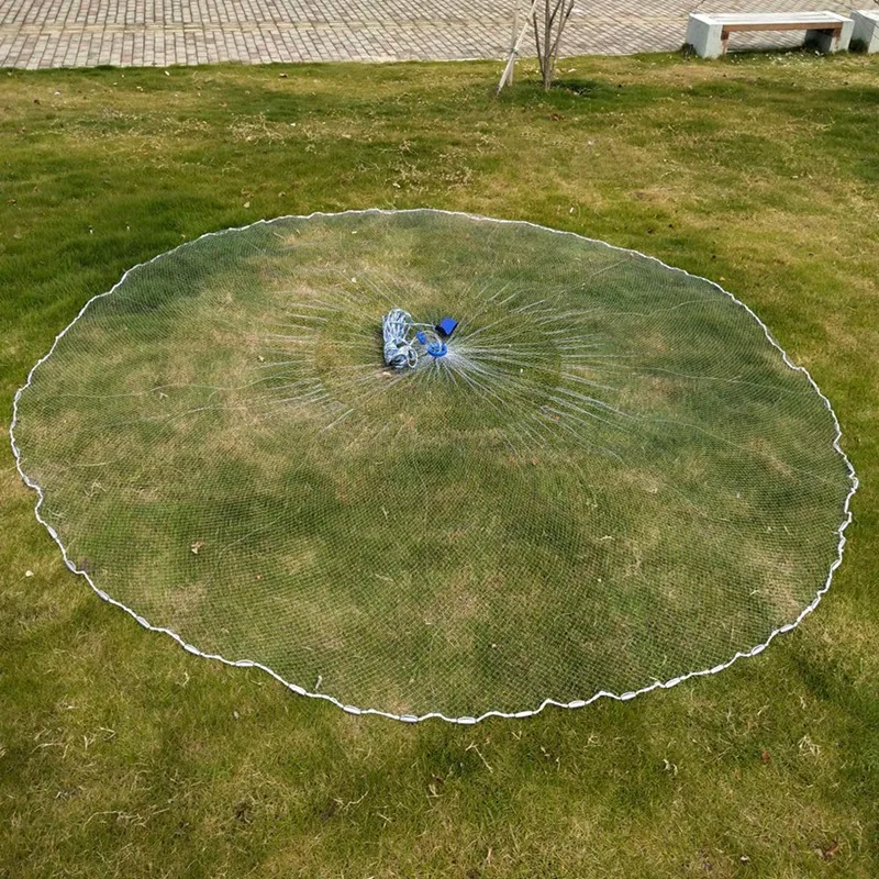 Лидер продаж рыболовная кастинговая сеть со сверхмощными реальными свинцовыми