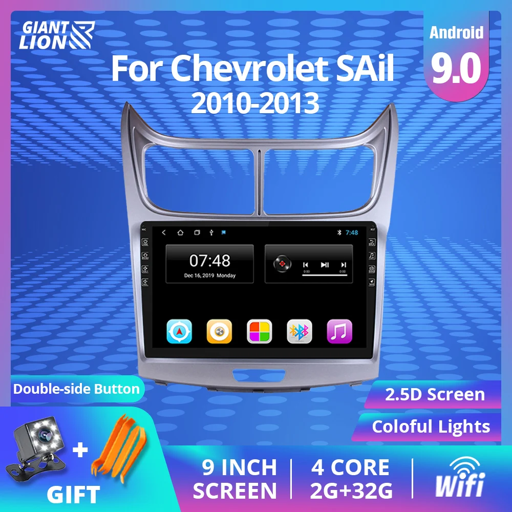 

Автомагнитола 2DIN, Android 9,0, для Chevrolet Sail 2010-2013, автомобильный мультимедийный видеоплеер, навигация, Gps, автомобильная стереосистема, Авторадио ...